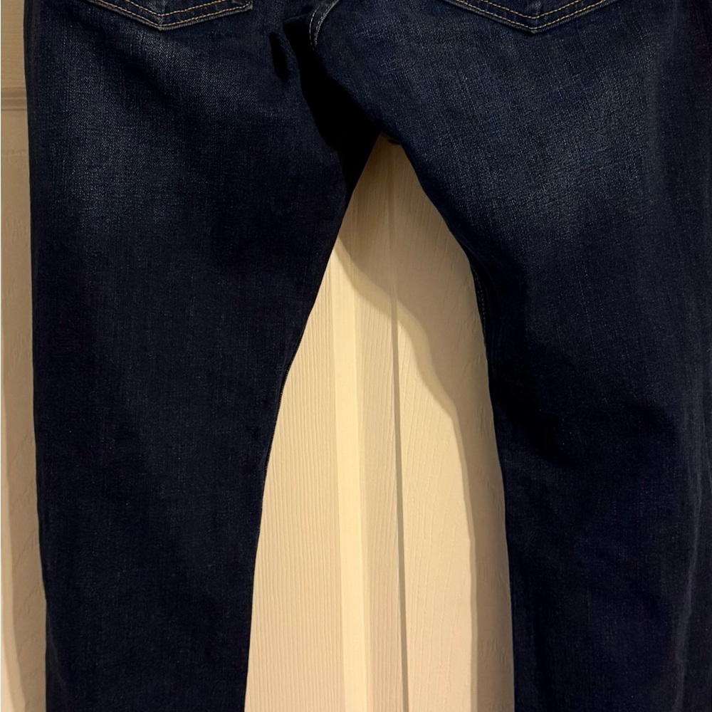 Hollister Men's Dark Blue Skinny Jeans - Picture 2 of 3